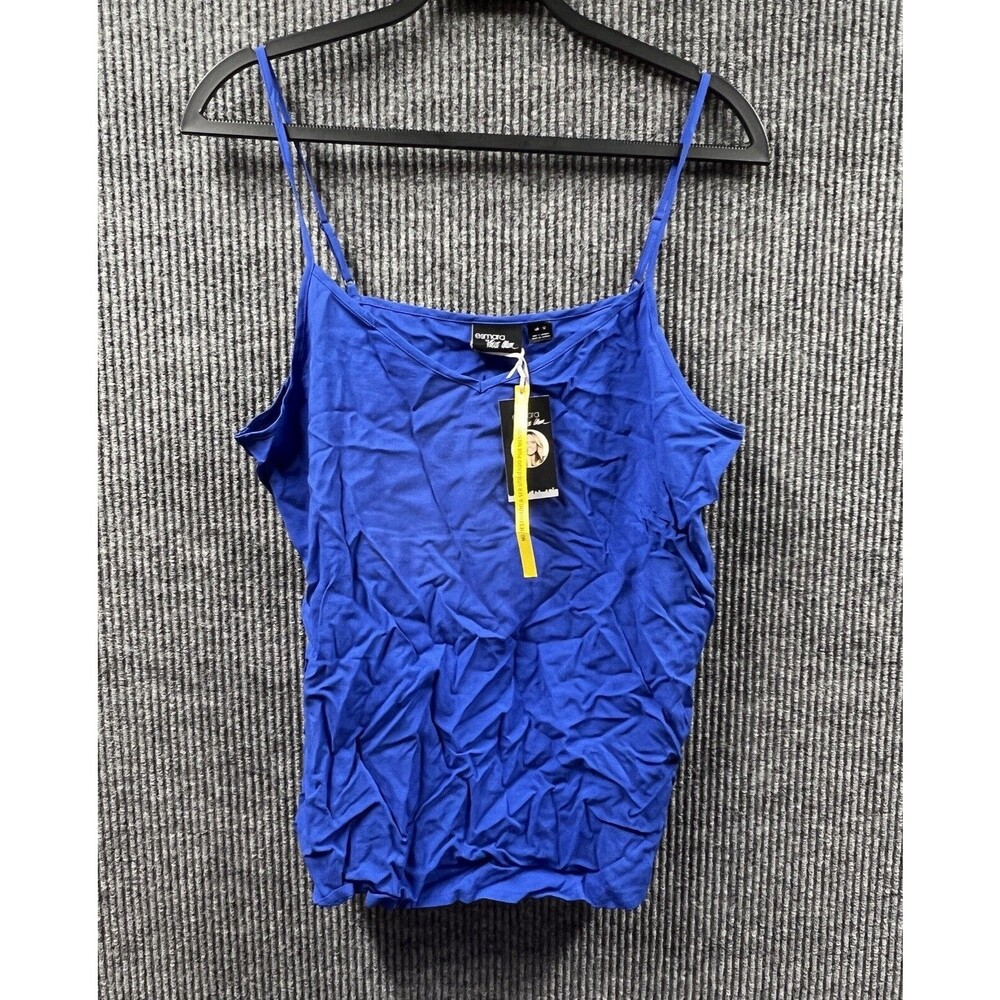 Esmara Camisole Heidi Klum Womens Size 12 Blue Fashionable Tank Top Shirt